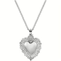 Necklace Amen Sacro Cuore in Silver CLSCB1 - CLSCB1
